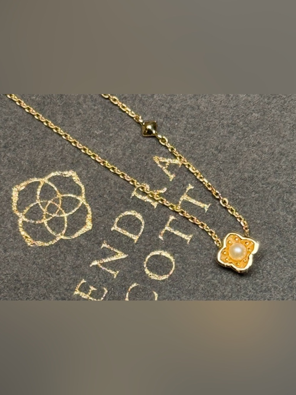 Kendra Scott Dira Pearl 18k Gold Vermeil Necklace